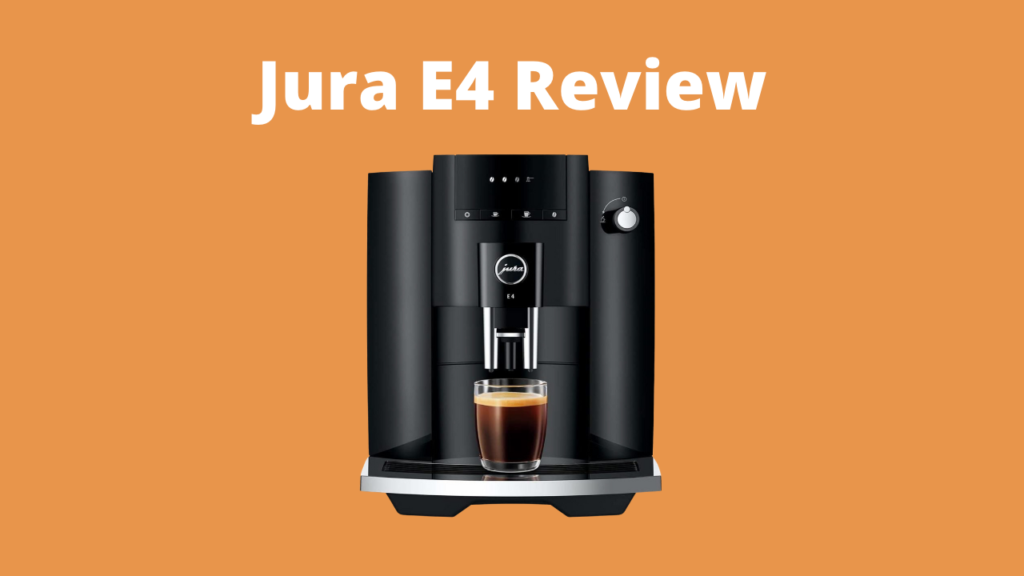 Here is our review of the Jura E4.
The Jura E4 is a high-end appliance designed for the discerning coffee lover. This machine is packed with features that allow you to create a variety of professional-quality coffee beverages in the comfort of your own home. 